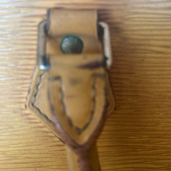 AUTHENTIC LOUIS VUITTON- SAC D'ÉPAULE LEATHER HANDBAG - Picture 8 of 14